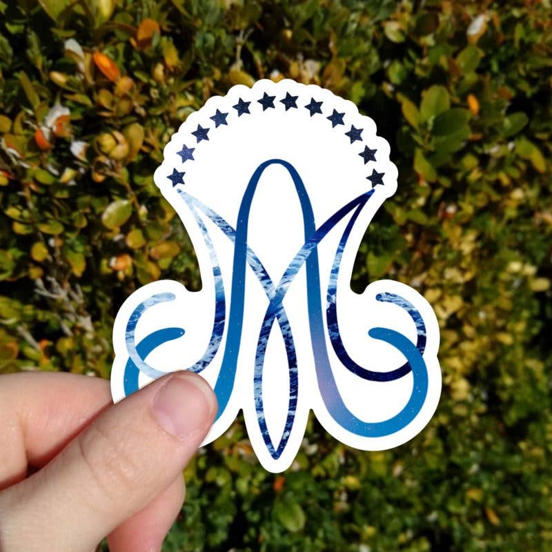 worthy of Agape - Stella Maris Auspice Maria Sticker
