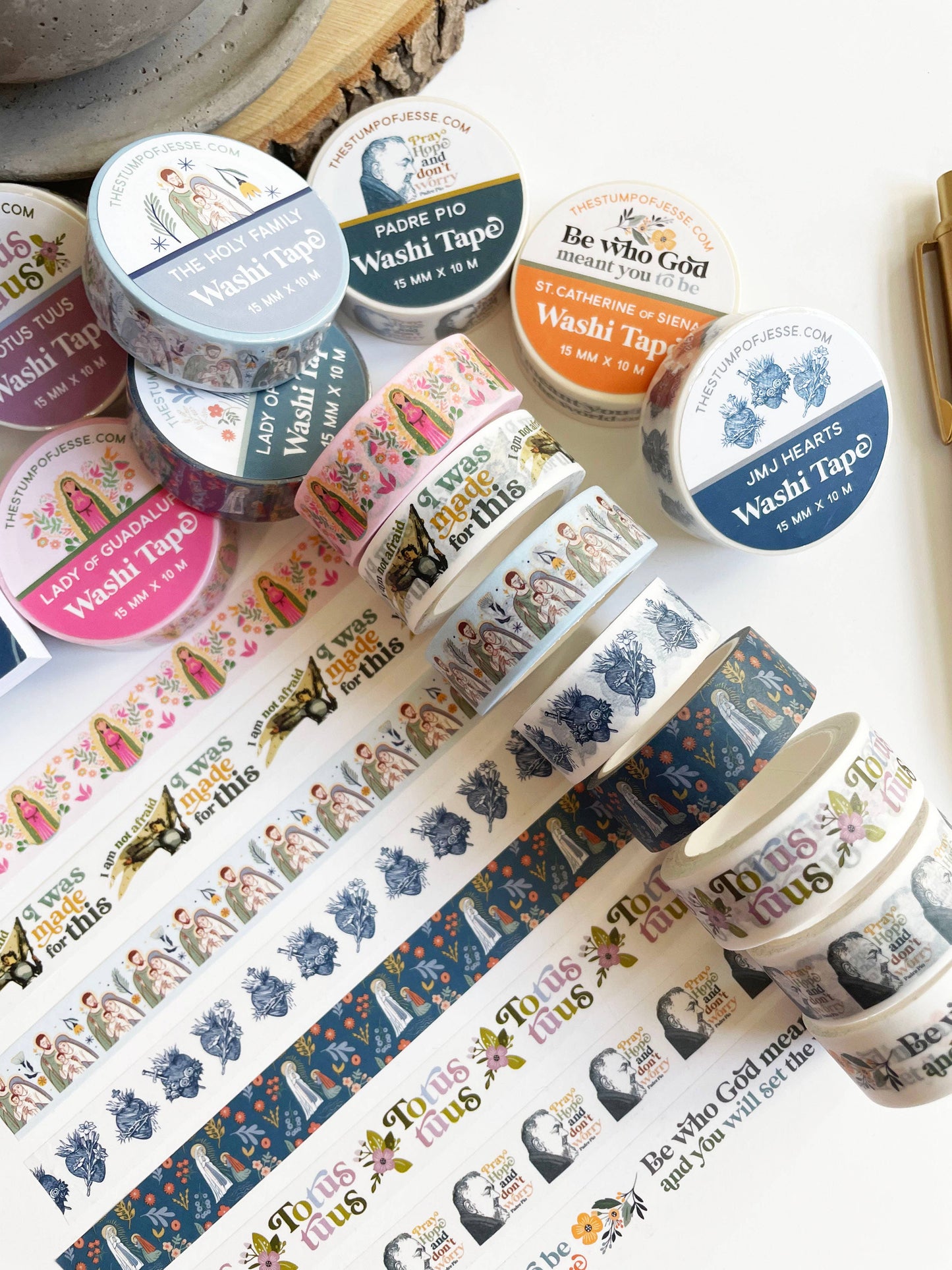 The Stump of Jesse - Catholic Washi Tape & Catholic Gift: Our Lady of Lourdes