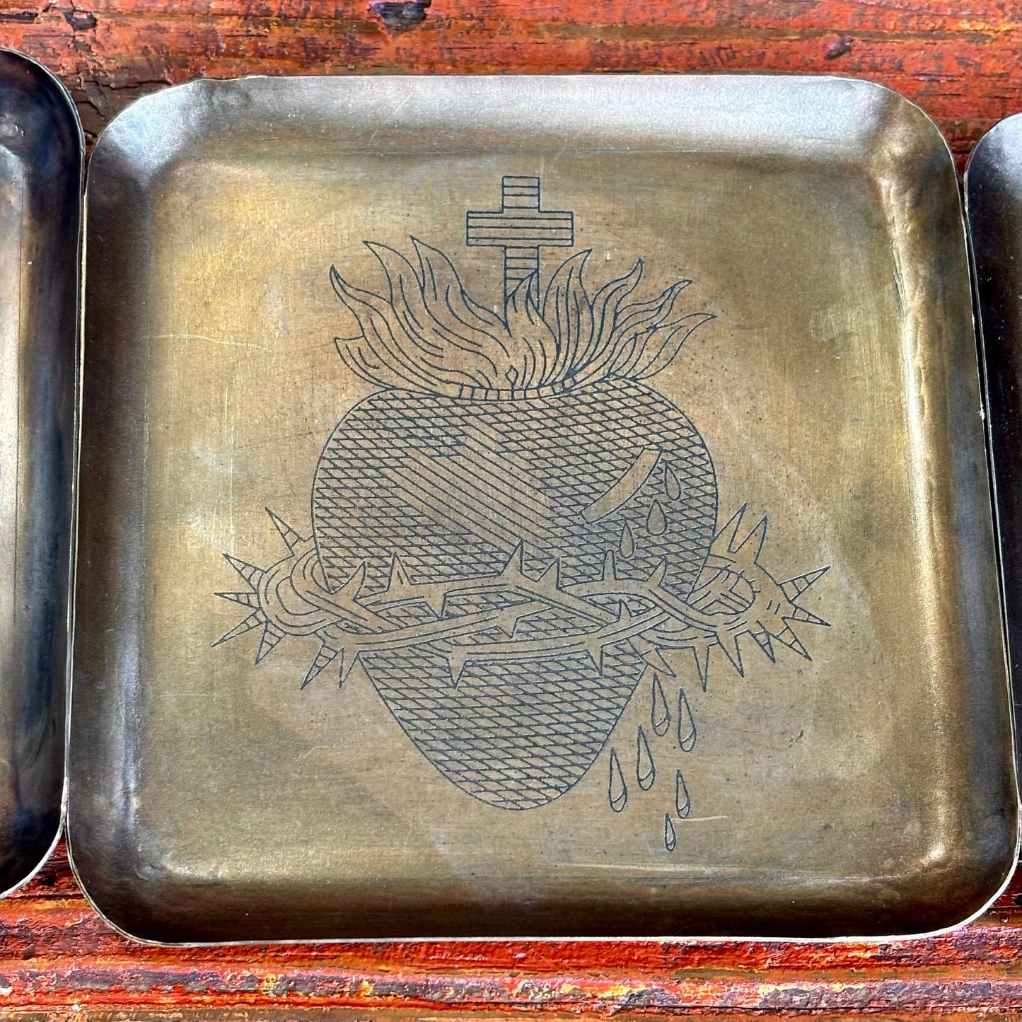 Hearts of the Holy Family 6x6 Tray: Immaculate Heart