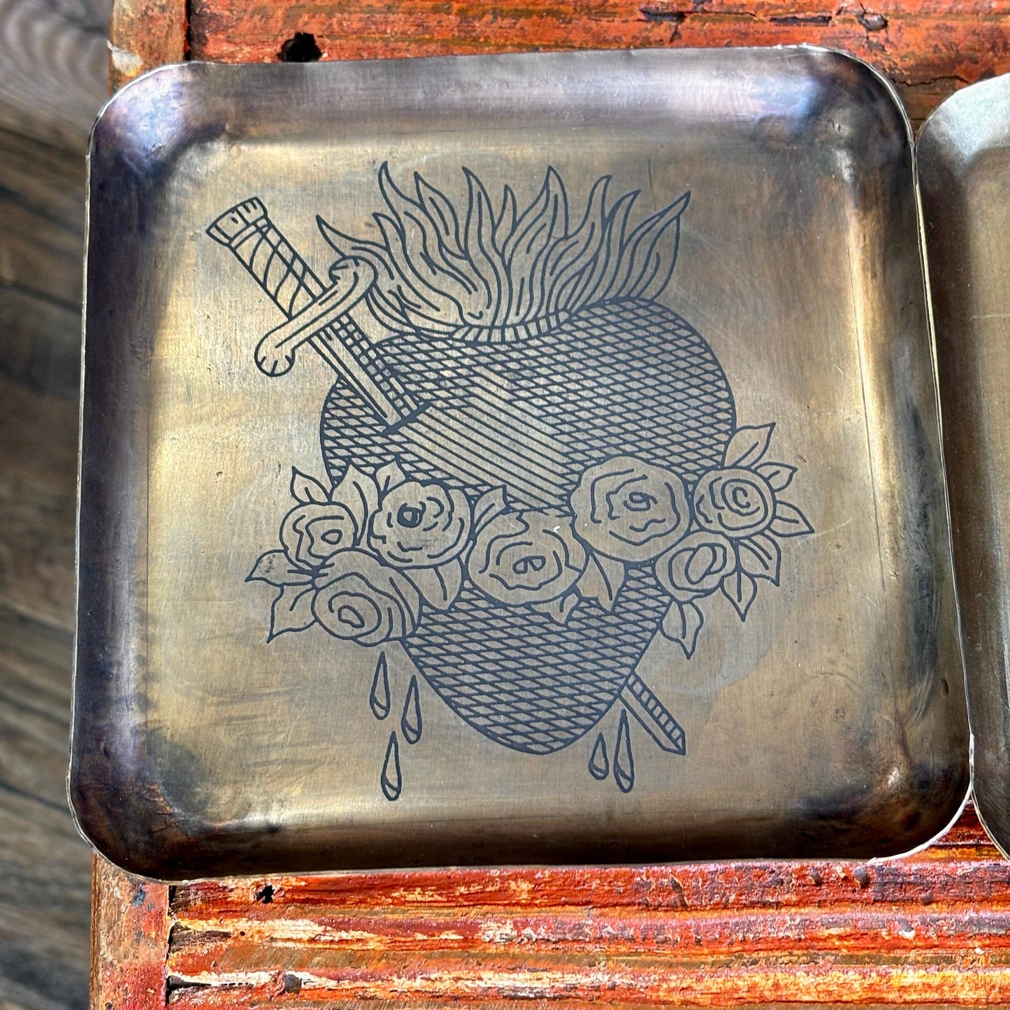 Hearts of the Holy Family 6x6 Tray: Immaculate Heart