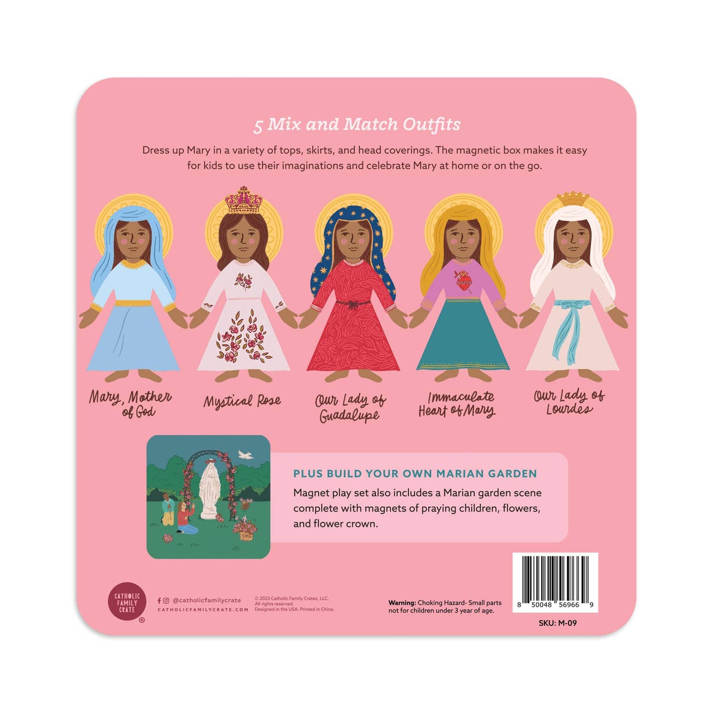 Catholic Family Crate® - Mary Magnet Playset
