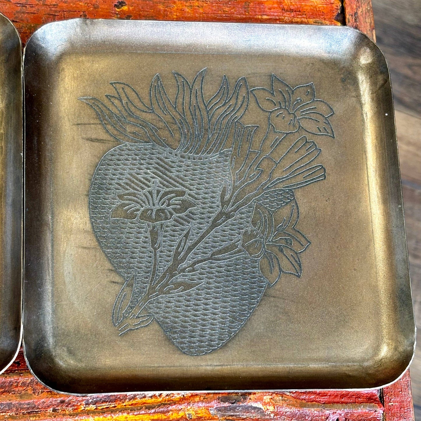 Hearts of the Holy Family 6x6 Tray: Immaculate Heart