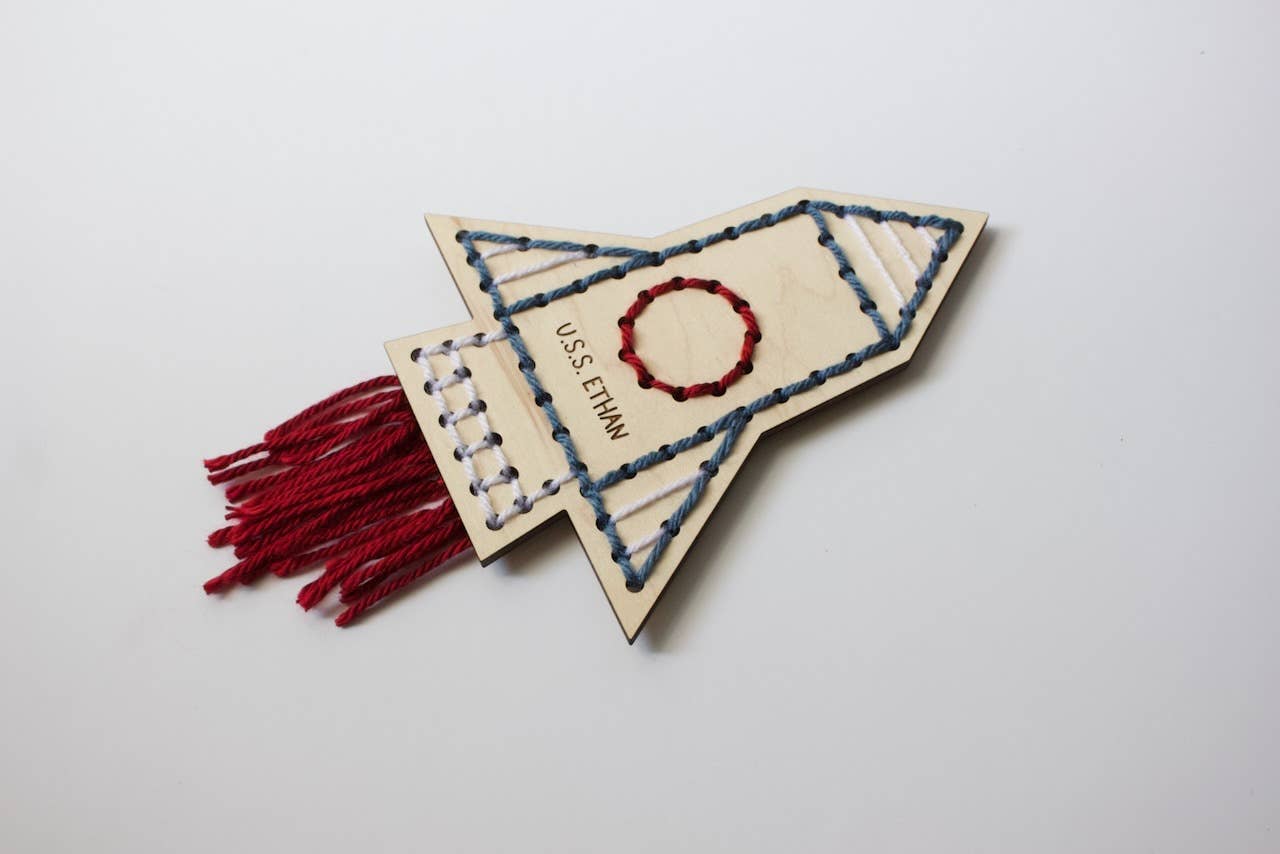 Wood Yarn Kit - Spaceship