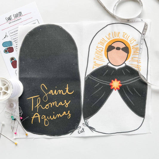 The Little Rose Shop - DIY Saint Squishy: Thomas Aquinas