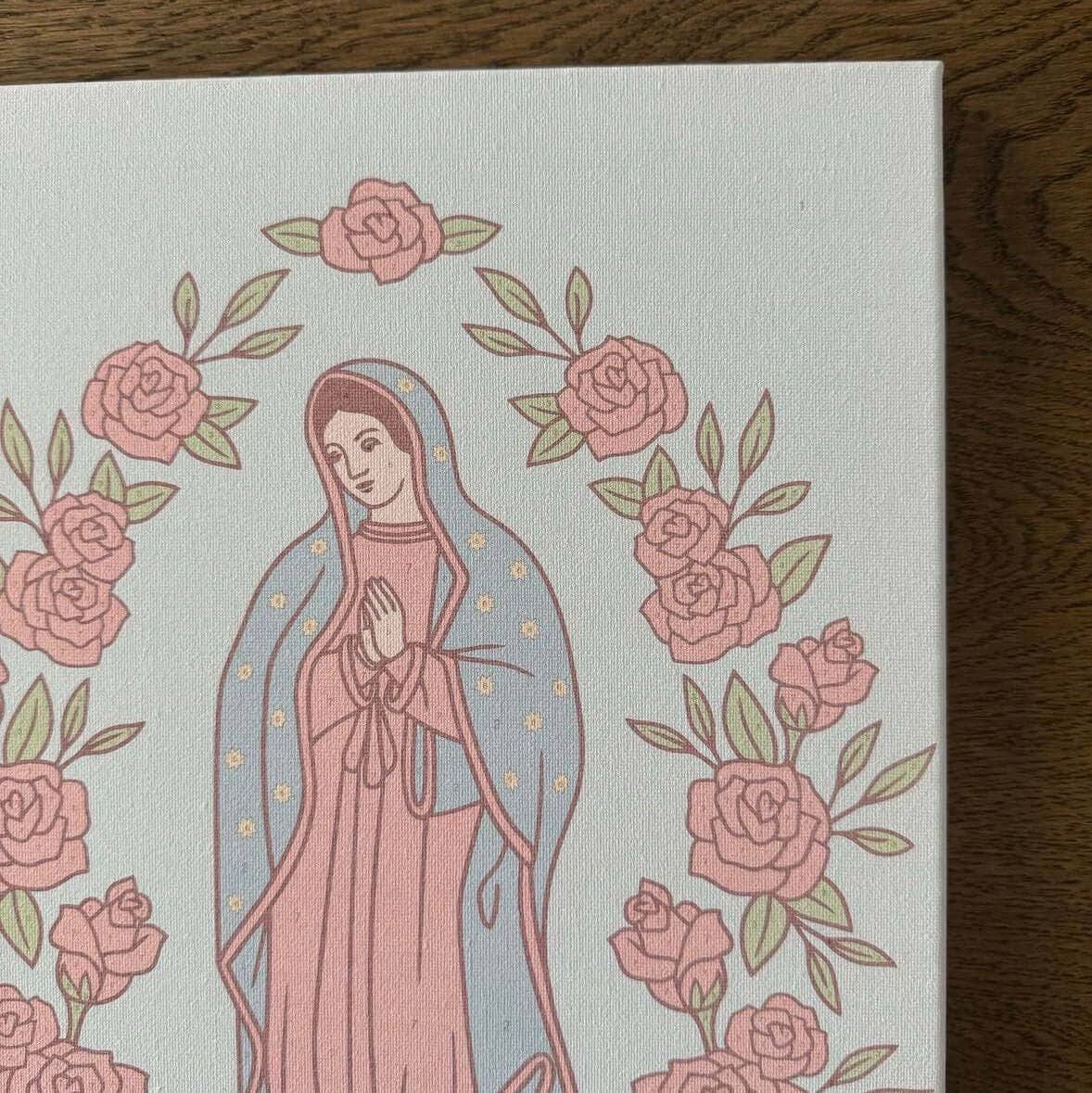 Brick House in the City - Our Lady of Guadalupe Catholic Paint by Number Kit