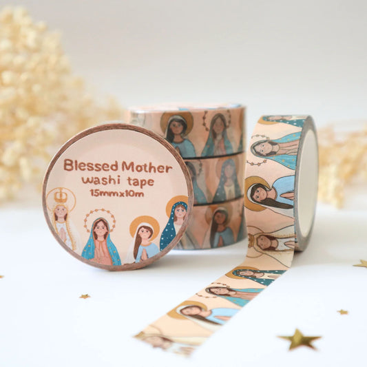 Peony&June Washi Tape- Blessed Mother