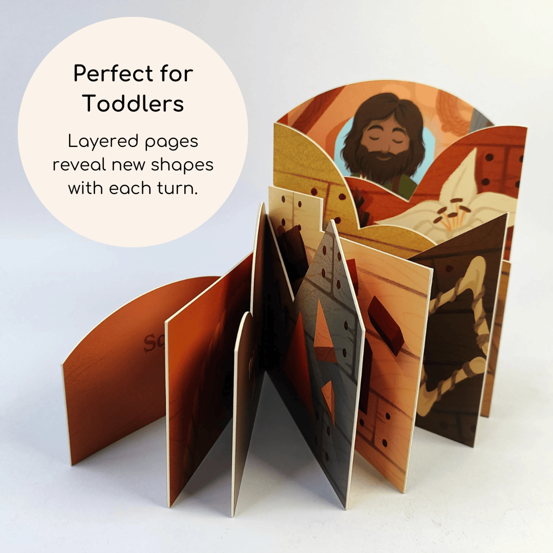 The Little Rose Shop - Joseph's Workshop of Shapes Board Book