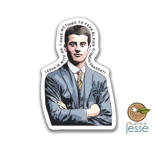 The Stump of Jesse - Pier Giorgio Frassati Waterproof Catholic Sticker