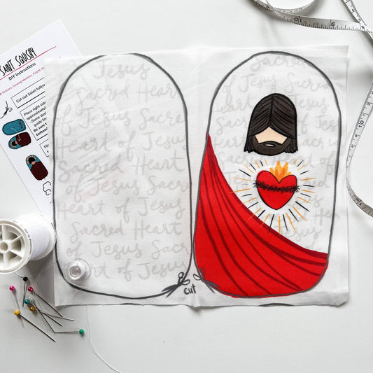 The Little Rose Shop - DIY Saint Squishy: Sacred Heart of Jesus