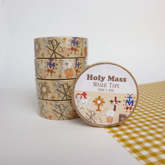 Peony&June Washi tape- Holy Mass