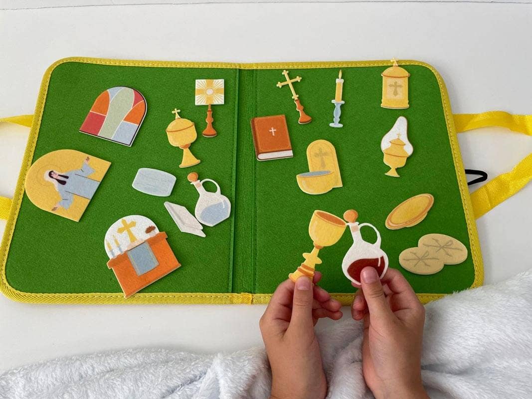 Brick House in the City - Catholic Mass Felt Book Kit