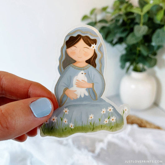 Just Love Prints - Mary "Kid Saint" Vinyl Sticker