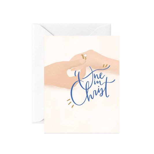 One In Christ Wedding Card
