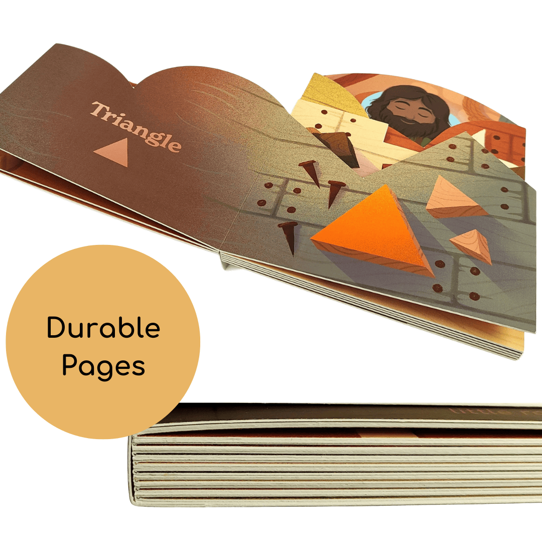 The Little Rose Shop - Joseph's Workshop of Shapes Board Book