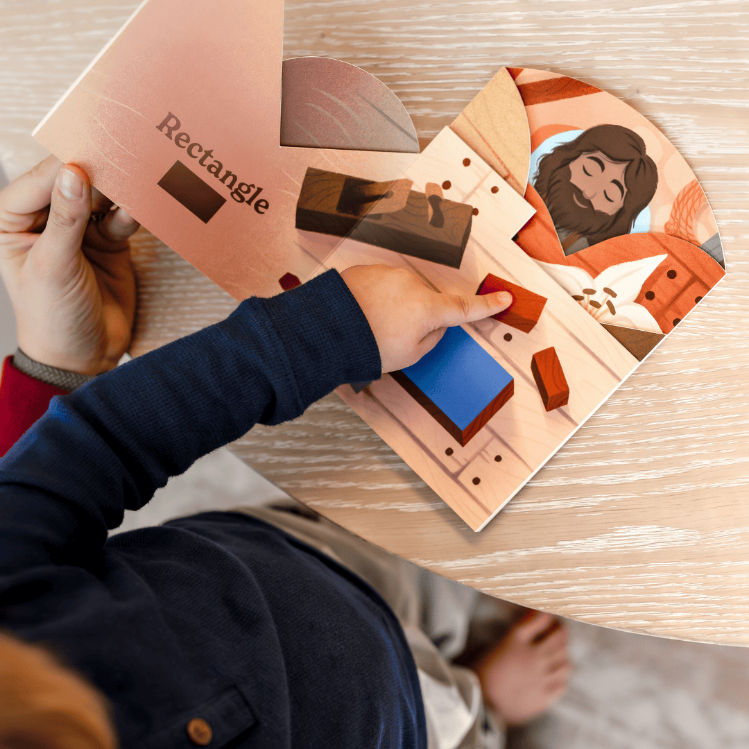 The Little Rose Shop - Joseph's Workshop of Shapes Board Book