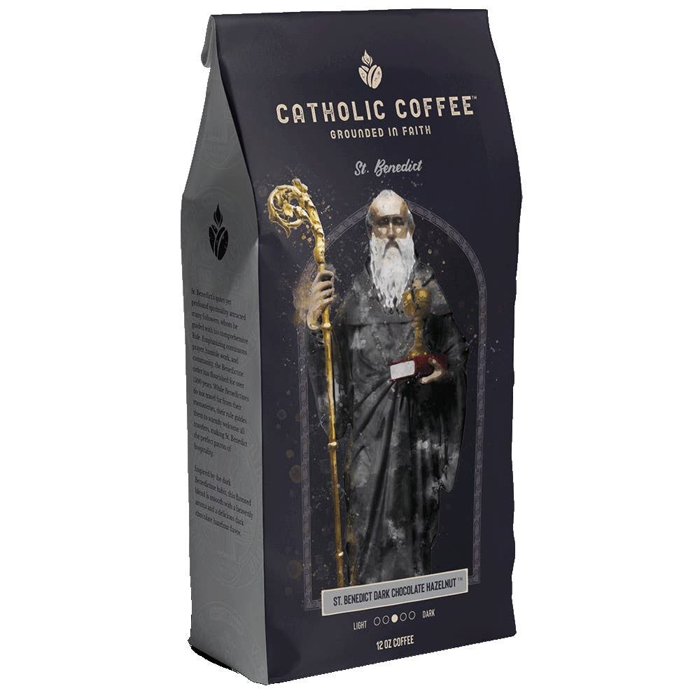 Catholic Coffee - CF-St Ben-ChocHzlnt Blnd: Ground