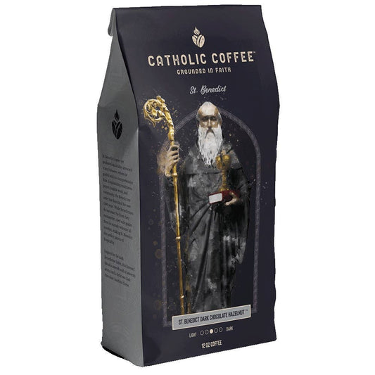 Catholic Coffee - CF-St Ben-ChocHzlnt Blnd: Ground