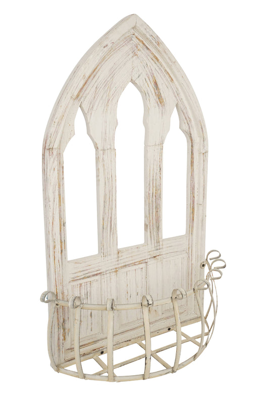 Mary Garden Wall Planter - White