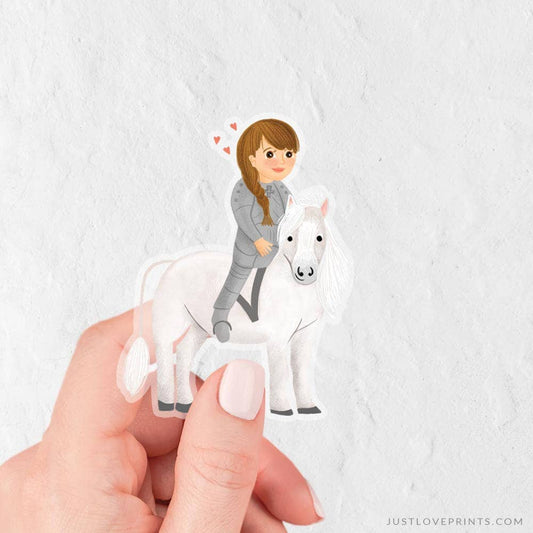 Just Love Prints - St. Joan of Arc "Kid Saint" Vinyl Sticker