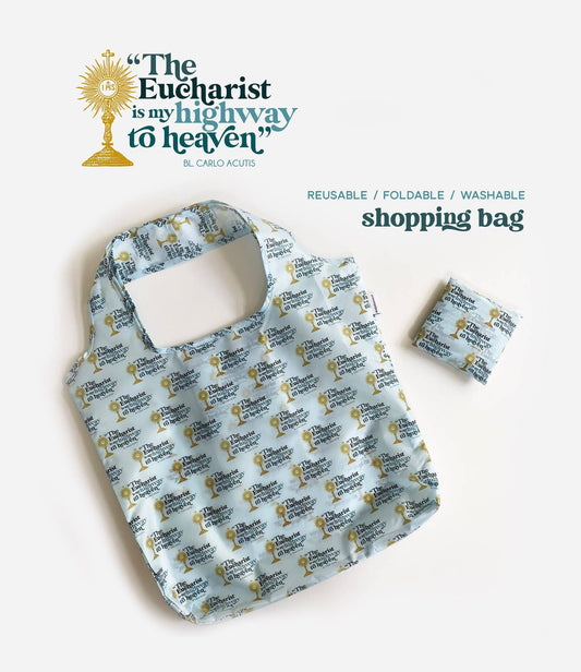 The Stump of Jesse - Reusable Shopping bag I Washable & Foldable I Catholic Gift: The Eucharist: Carlo Acutis