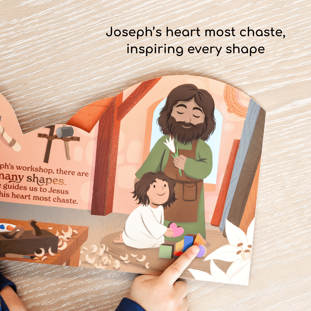The Little Rose Shop - Joseph's Workshop of Shapes Board Book
