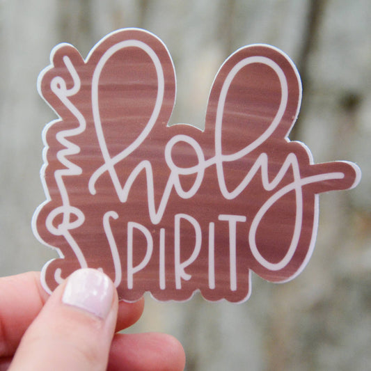 Saint Clare and Francis - Come Holy Spirit Catholic Vinyl Sticker