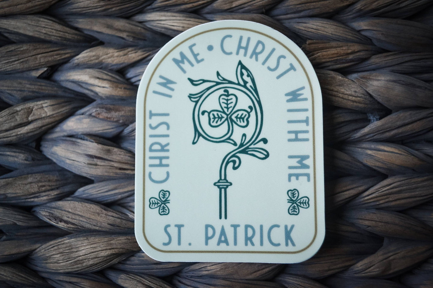 Little Way Design Co. - St. Patrick Staff Sticker