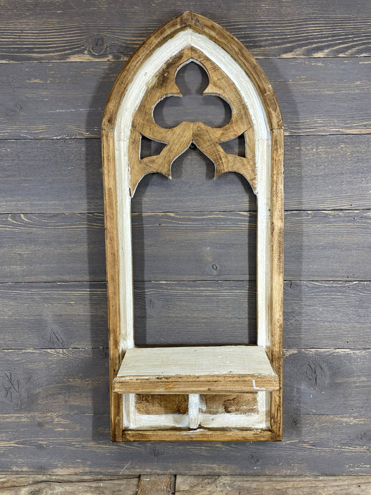 Wall Altar 13x31 inches-Antiqued White