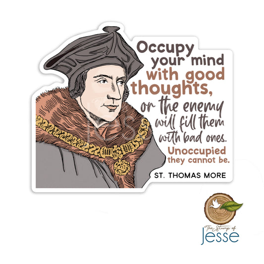 The Stump of Jesse - St. Thomas More Waterproof Catholic Sticker