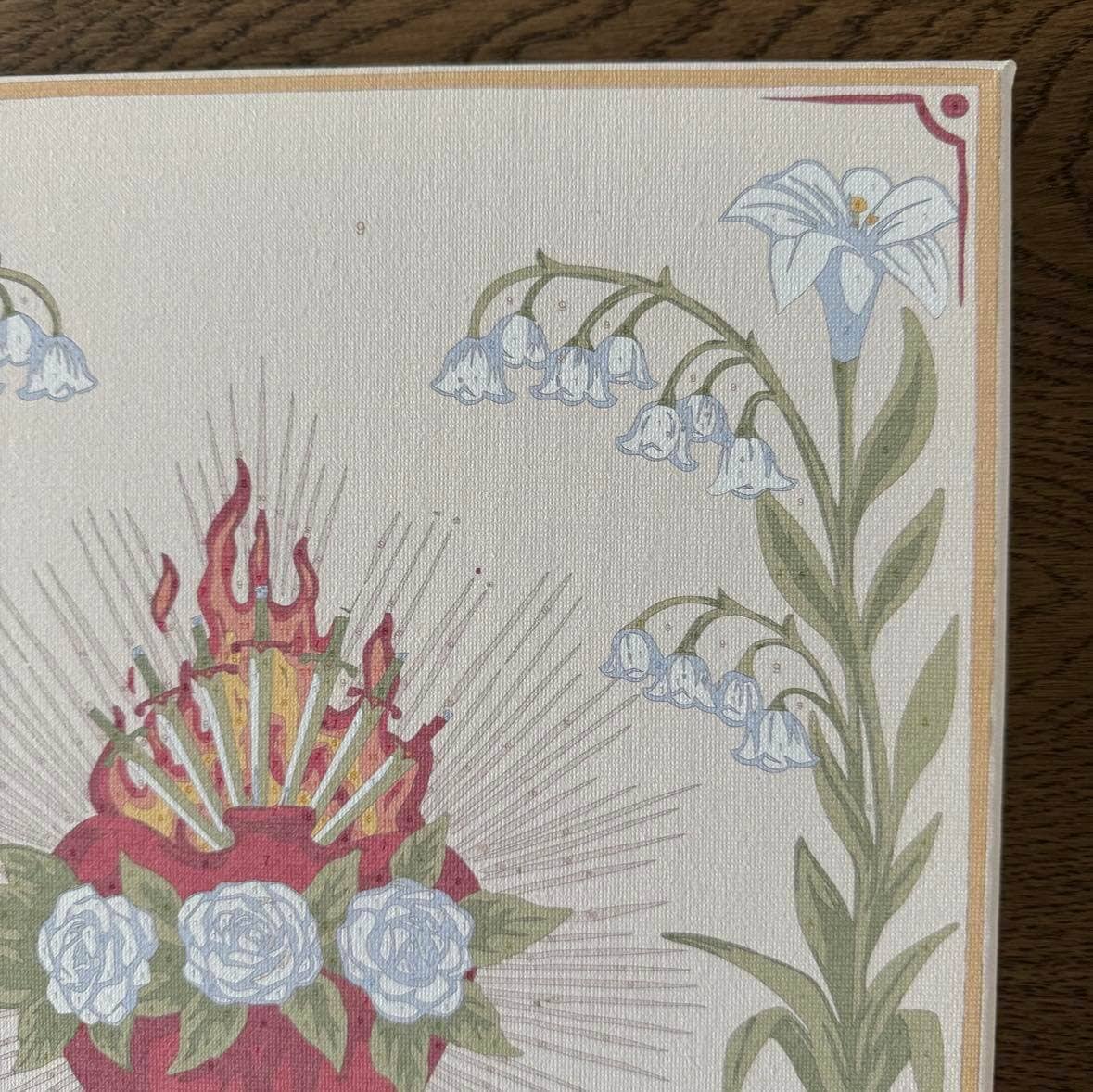 Brick House in the City - Immaculate Heart of Mary Catholic Paint by Number Kit