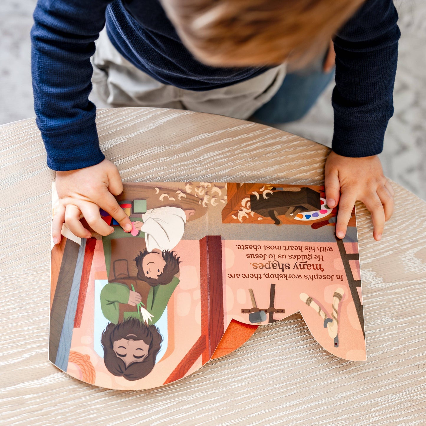The Little Rose Shop - Joseph's Workshop of Shapes Board Book
