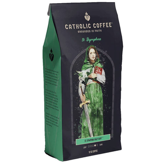Catholic Coffee - CF-St Dymph1/2 Decaf Blnd: Ground