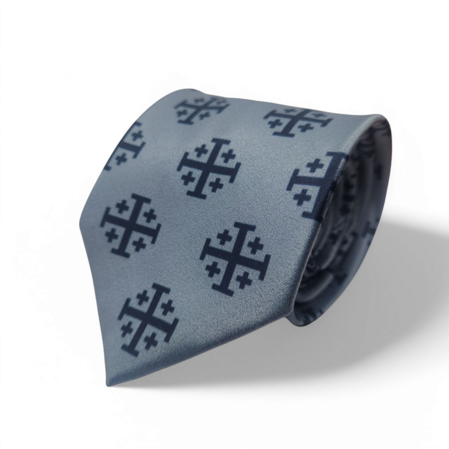 ProselyTies - Blue Jerusalem Cross Necktie